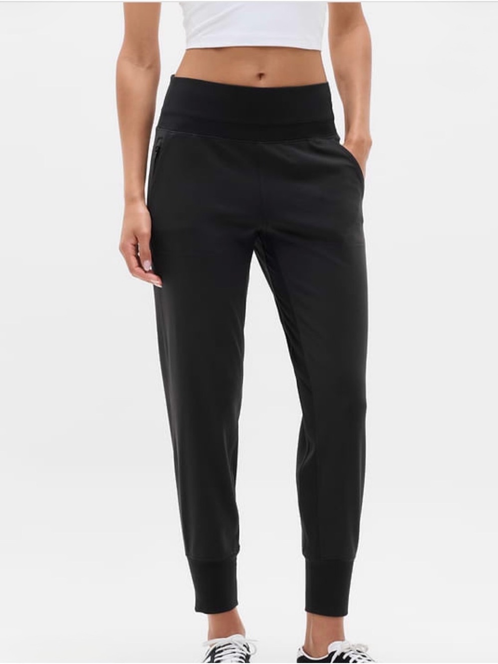 Athleta Venice High Rise Jogger Black Size Medium